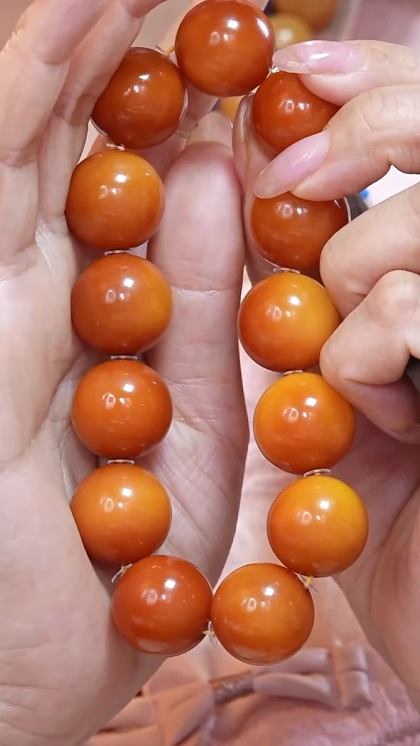 蜜蜡颈饰未镶嵌22-8879天然蜜蜡珠宝奇石云端妖孽全部保真