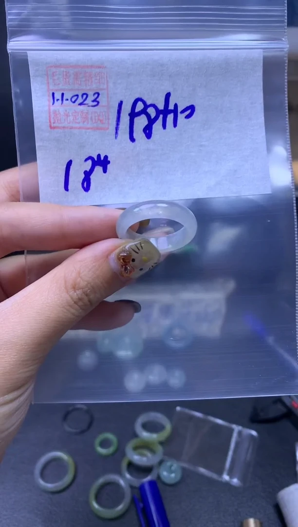 未镶嵌定制翡翠翡翠208元18#毛货需精细抛光023