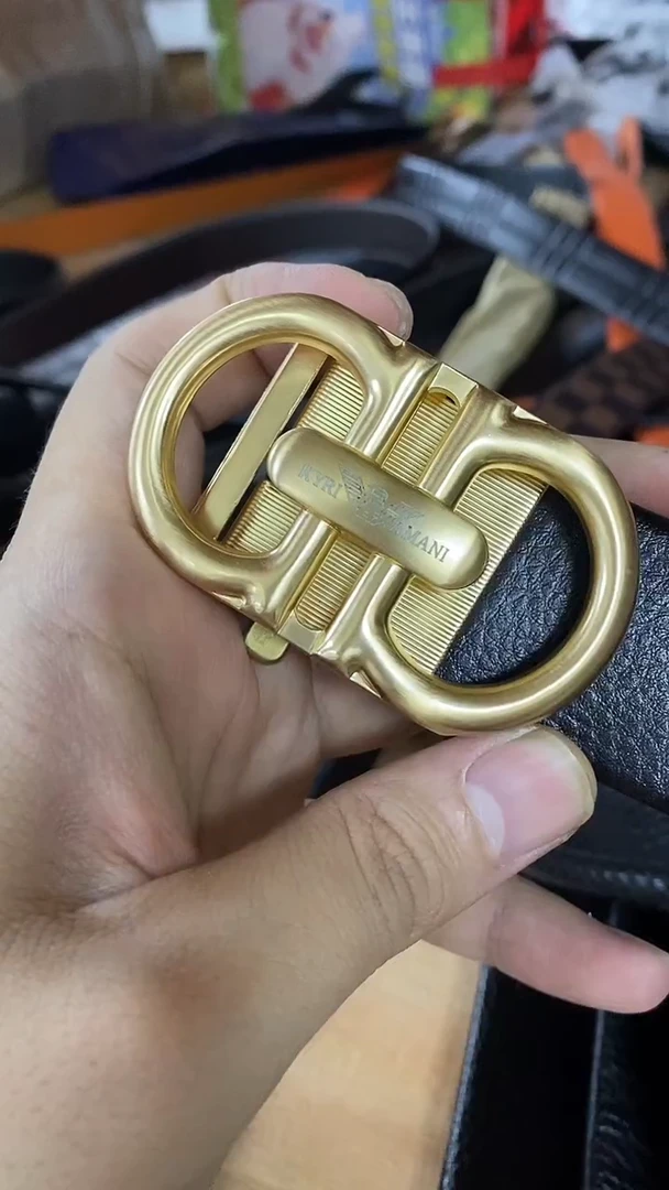 2025新款L男士经典时尚百搭商务自动扣皮带