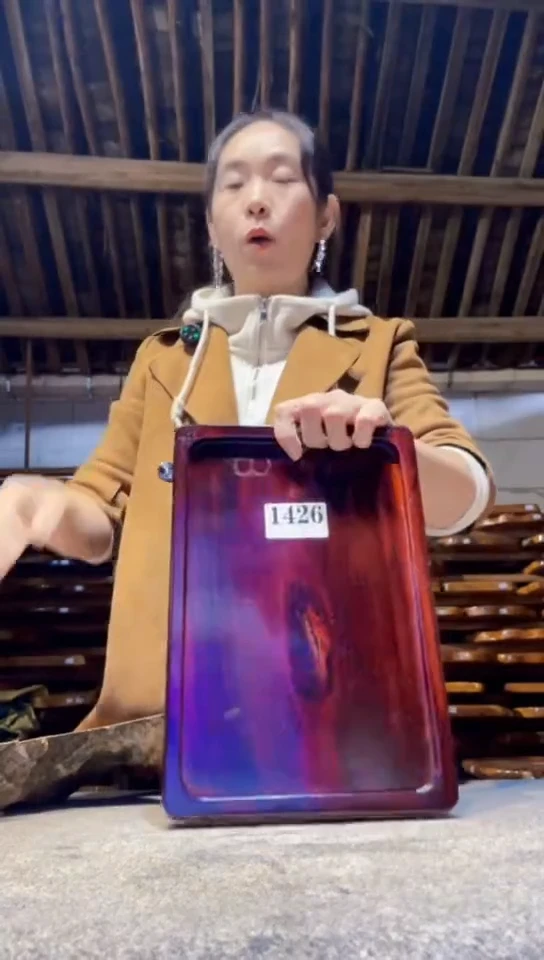 实木茶盘   一物一拍（不含配件）