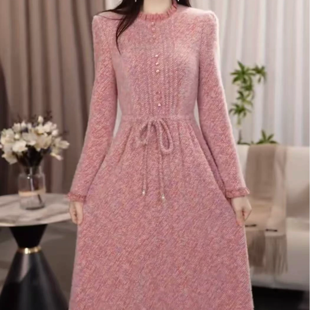 【依然定制】 X595 # 2025 显瘦 减龄 秋冬 连衣裙