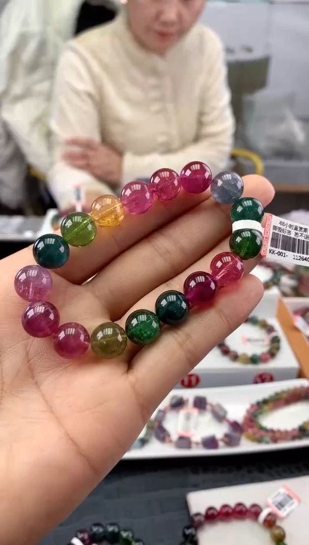 未镶嵌手串碧玺多样性发一条