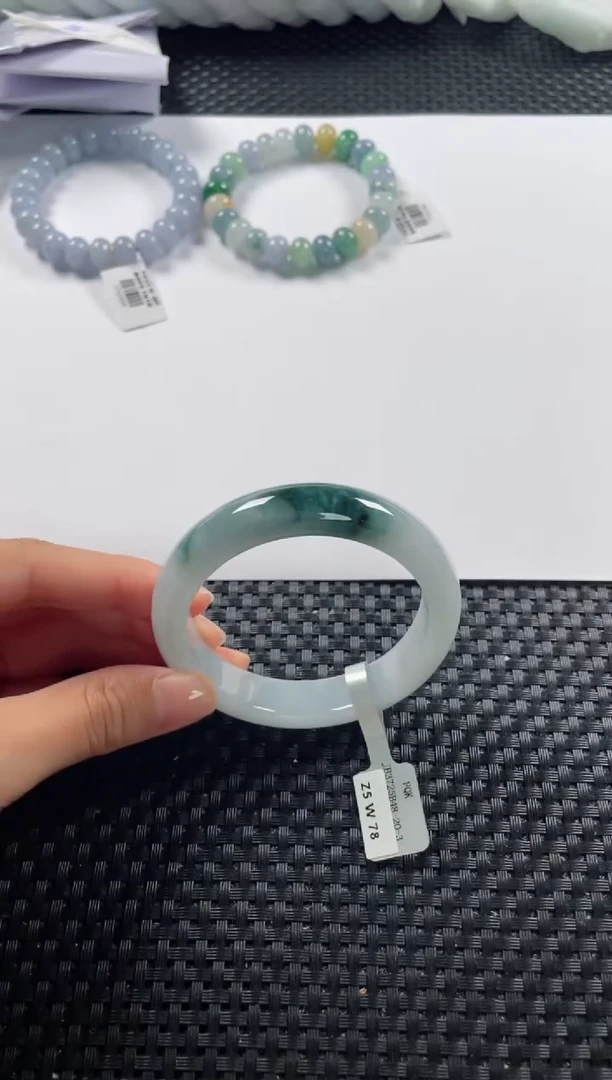 未镶嵌手镯翡翠基地发货H 0845 53+