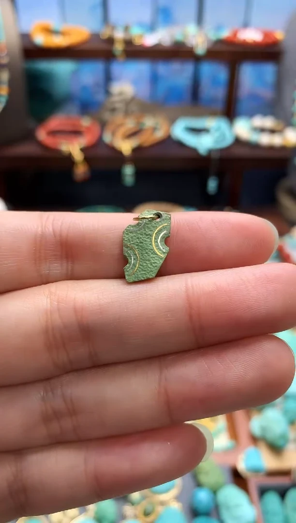 未镶嵌绿松石挂件挂件