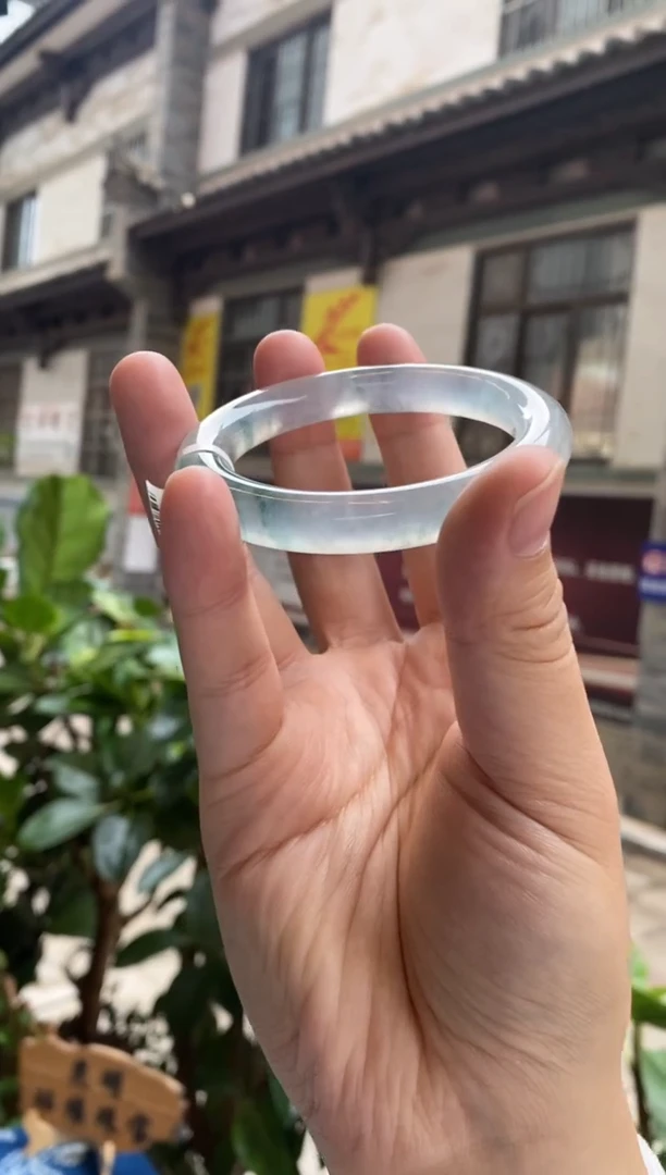 未镶嵌手镯翡翠55圆条