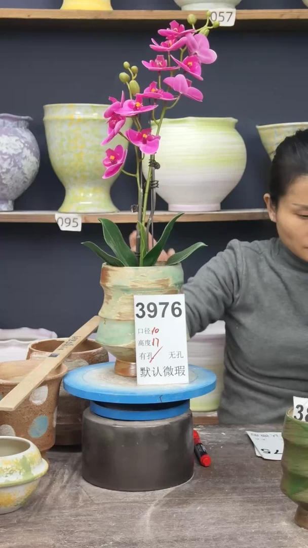 景德镇花盆默认微瑕3976