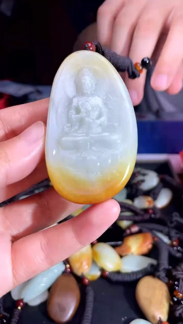 和田玉未镶嵌挂件1