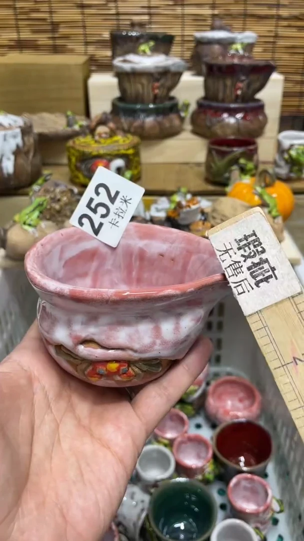 品***选252精美粗陶手工柴烧