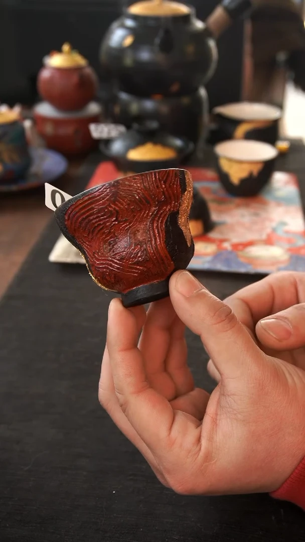 【闪购商品】其他062大漆金箔小康茶器小康茶器