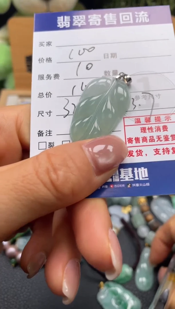 颈饰银S925镶嵌翡翠10150821