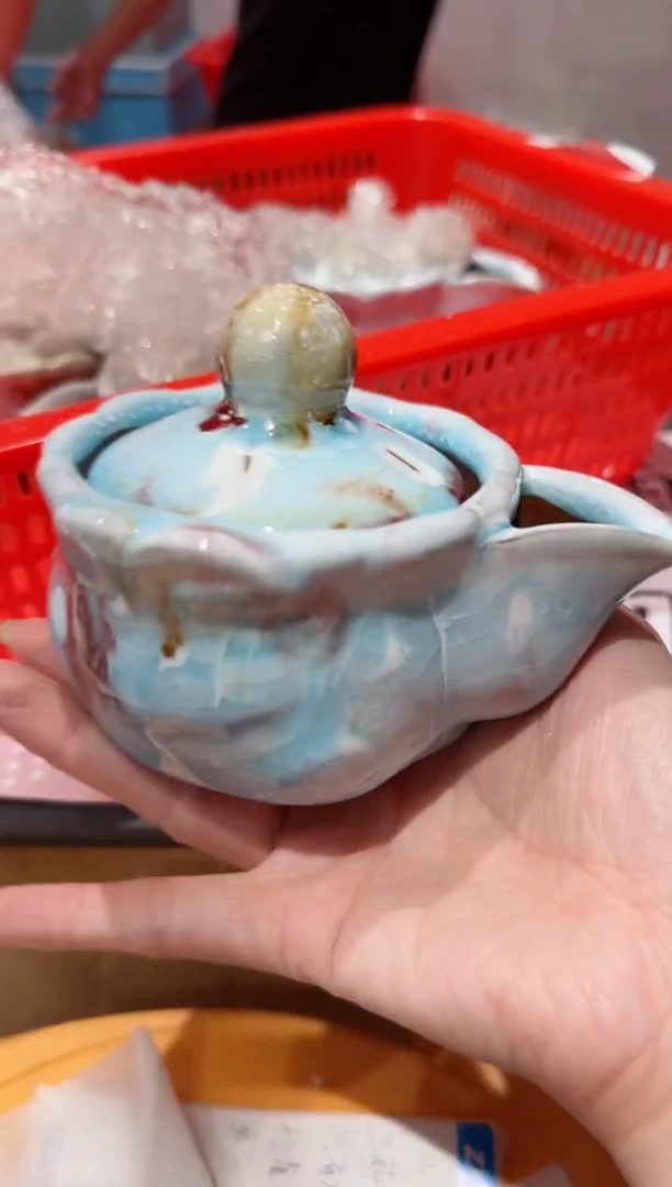 茶宠珐琅首饰盒摆件AD101