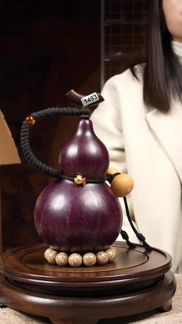 【闪购商品】1493大漆酒葫芦一物一拍【400ml】