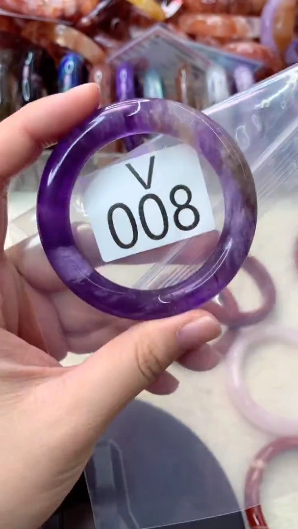 未镶嵌手镯水晶V008-52