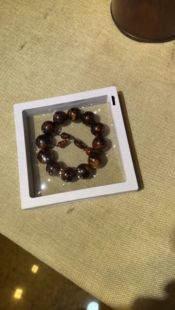 花梨木类凄**豹2.0黄花梨  手串  工艺品