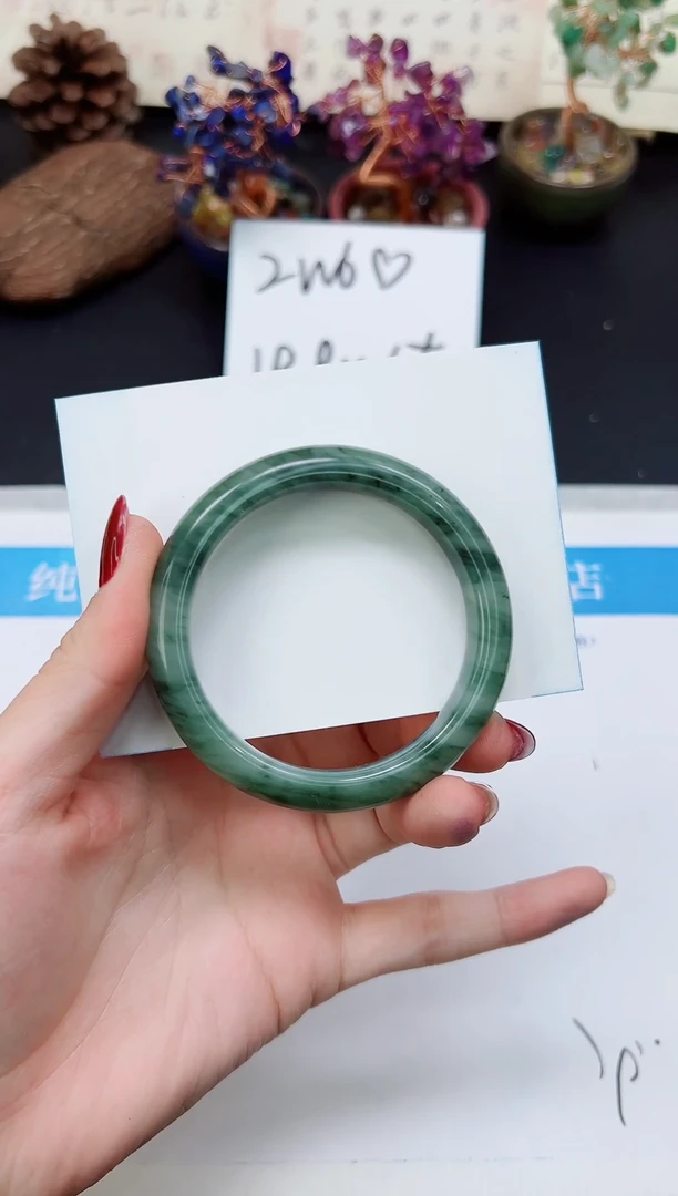 未镶嵌手镯石英质玉A284-52`53`54