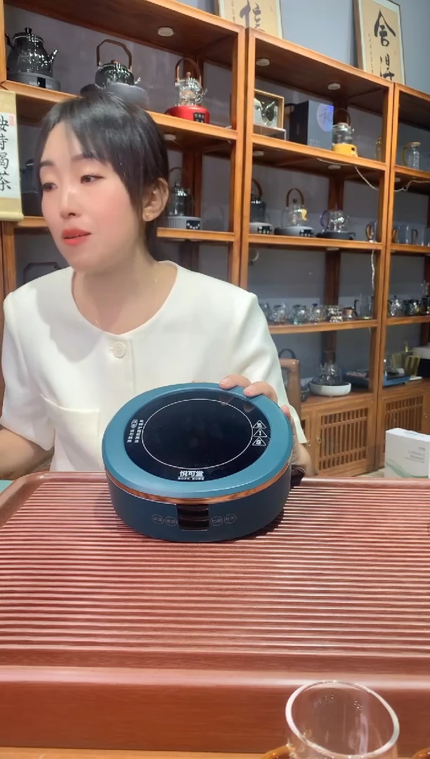 水晶玻璃无盖款悦可堂绿