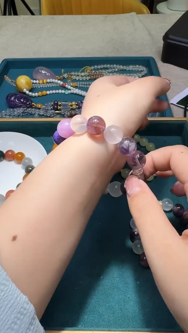 未镶嵌手链水晶多样性发一件 245