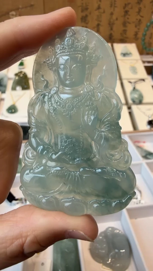 翡翠挂件未镶嵌A货翡翠多样性孤品