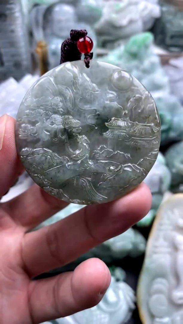 吊坠(不含链)未镶嵌翡翠1