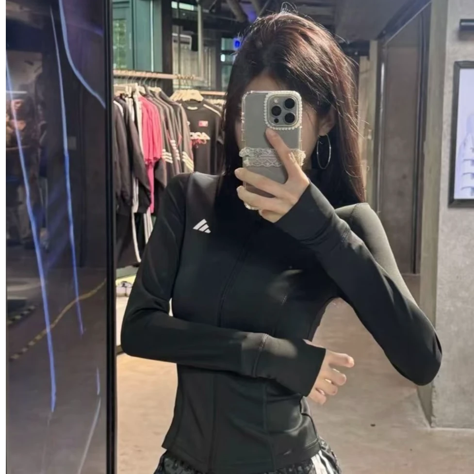 adidas阿迪达斯修身时尚显瘦百搭新款瑜伽健身服 JM9185