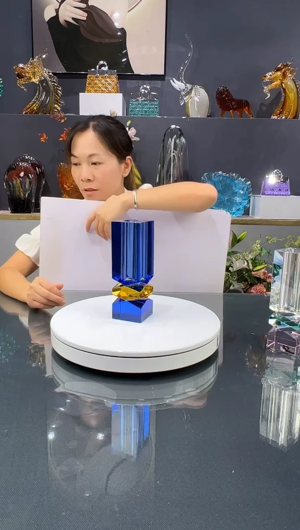 琉璃水晶琉璃摆件1个