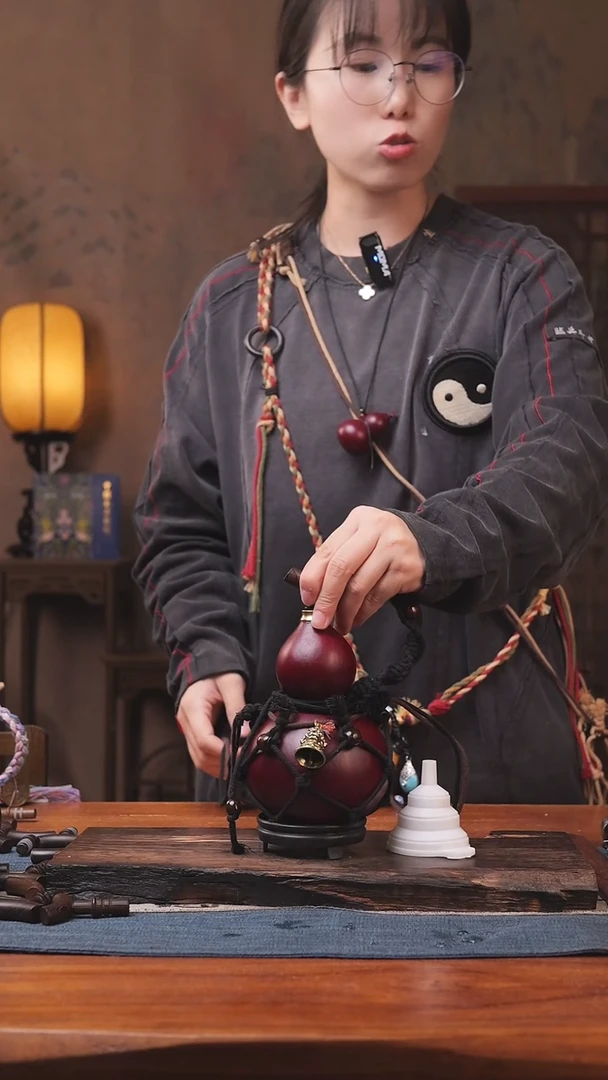1845号精品大漆葫芦防腐防渗装水茶酒