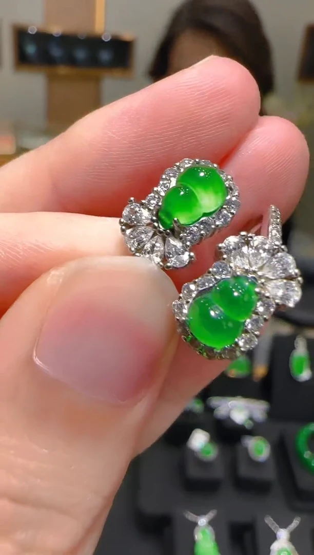 【闪购商品】翡翠戒指银S925镶嵌天然翡翠A货多样性发一件