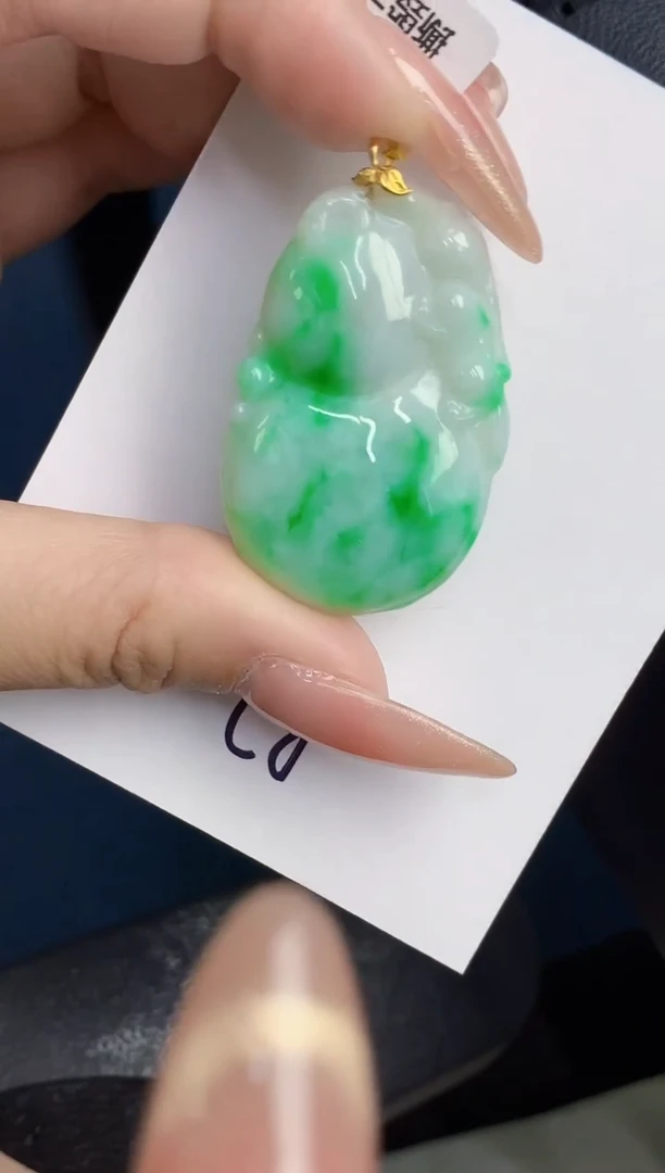 【闪购商品】翡翠颈饰18K金镶嵌000000000