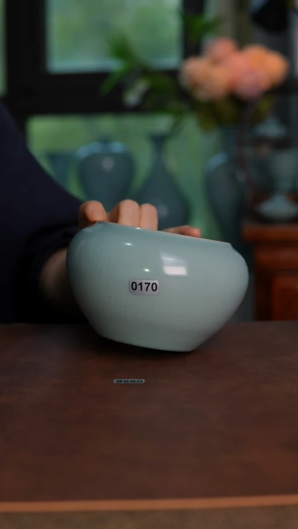 摆件0170天青釉水洗600毫升