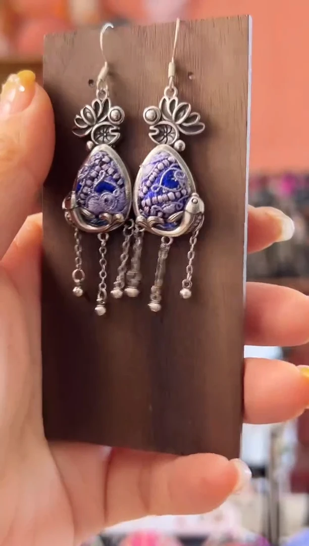 织绣艺枝独绣老绣饰品57