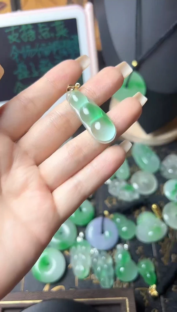 颈饰未镶嵌翡翠所见即所得，一图一物