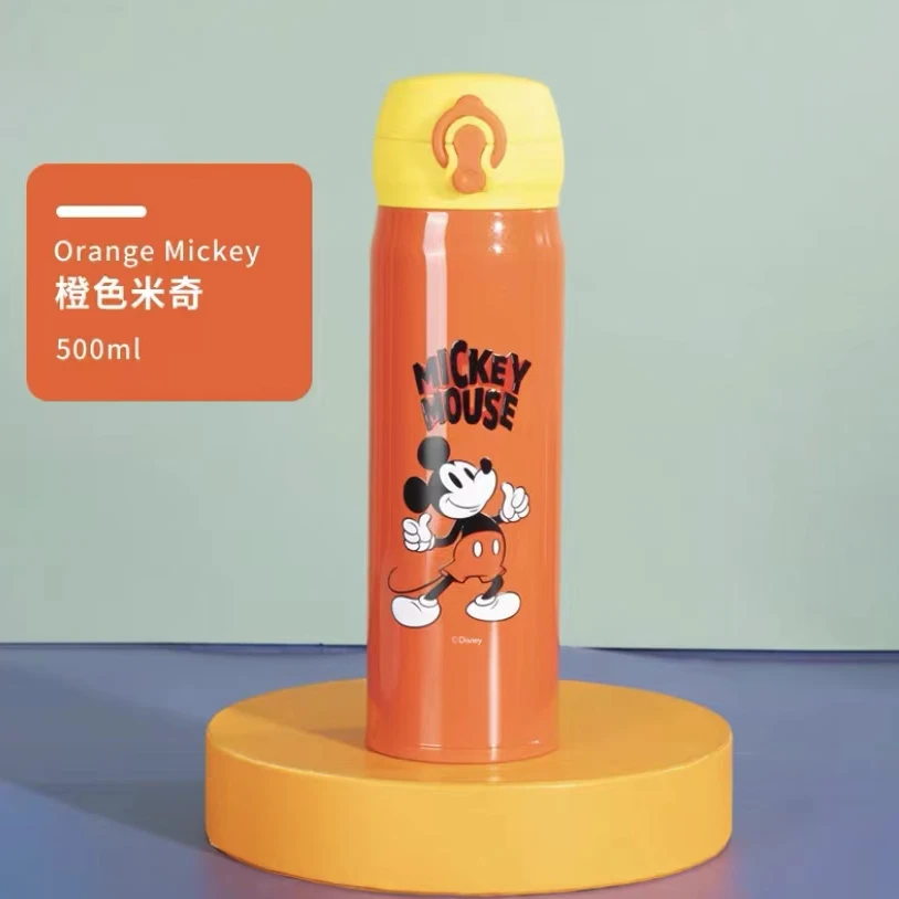 米奇系列316不锈钢保温杯500ml60158 大容量直饮杯