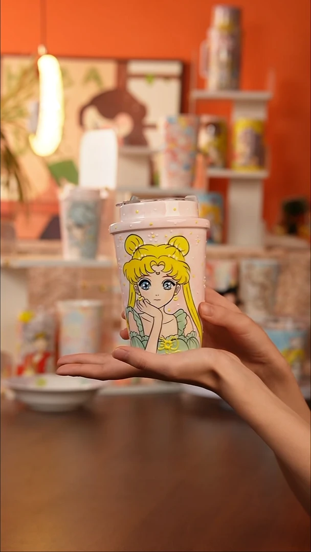 景德镇手工手绘文创陶瓷杯