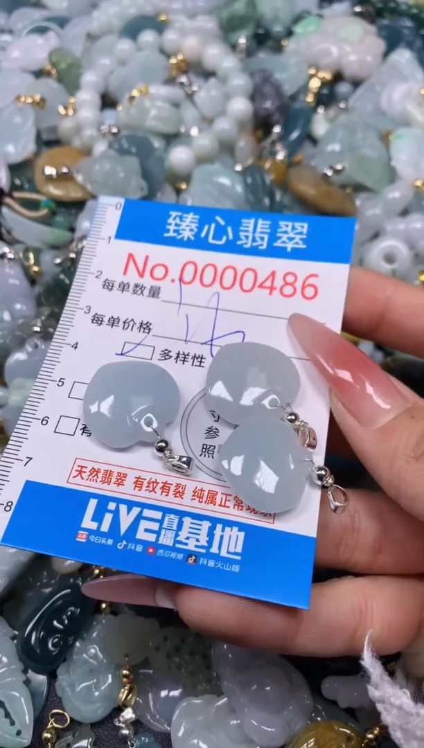 【闪购商品】翡翠颈饰未镶嵌含绳000486