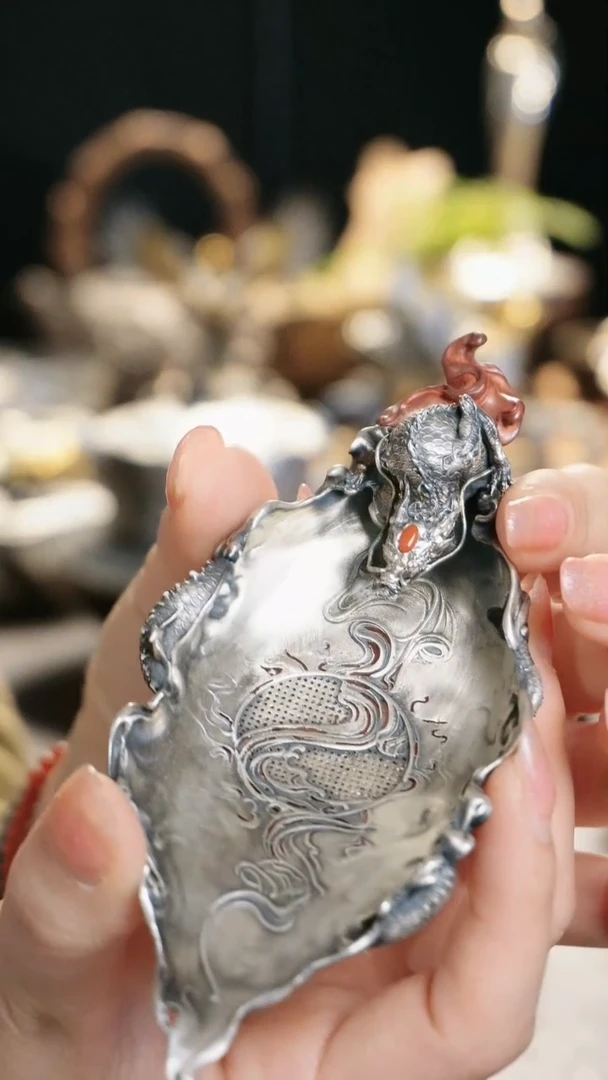 【闪购商品】大龙设计高货银茶漏