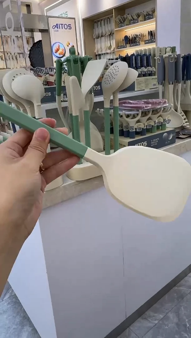 十里生活绿色硅胶铲