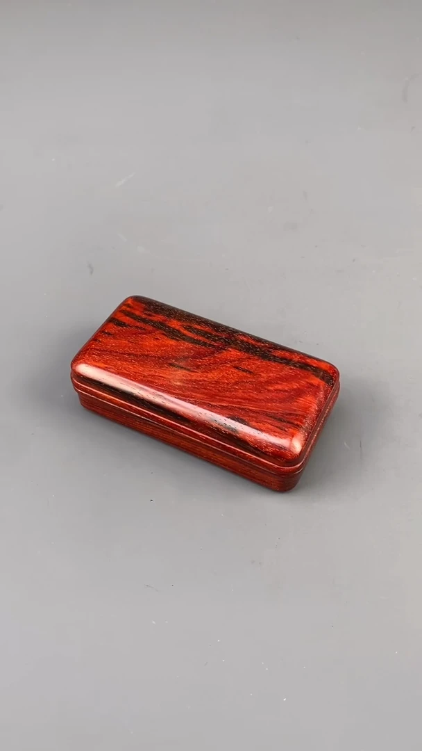 檀香紫檀（小叶紫檀）把件印度小叶紫檀 盒子