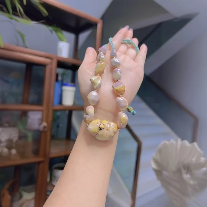 925银银制品  <娇丰珠宝>时尚设计S925银七彩随型多用DIY塔链795