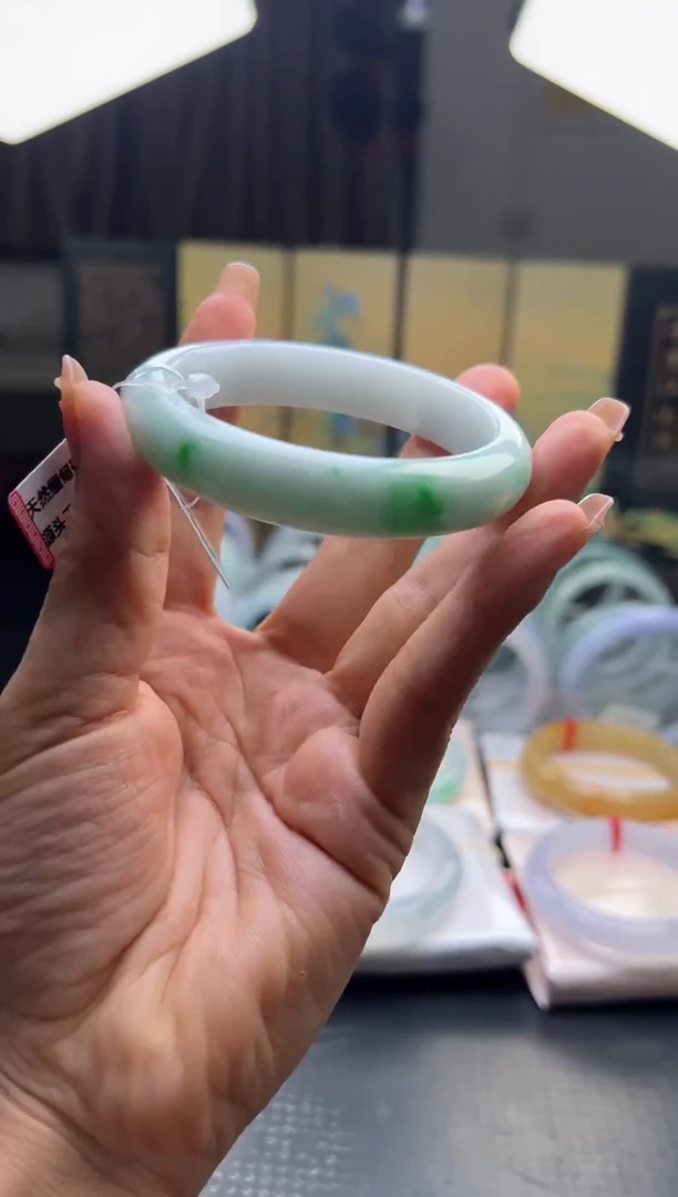 未镶嵌手镯翡翠翡翠手镯9 圈口56 57