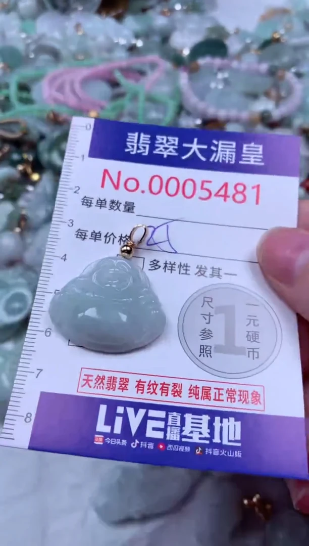 吊坠(不含链)未镶嵌翡翠5481