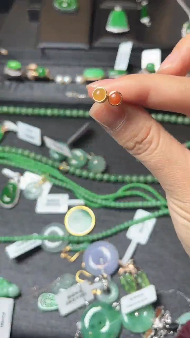 非金属925银无耳饰