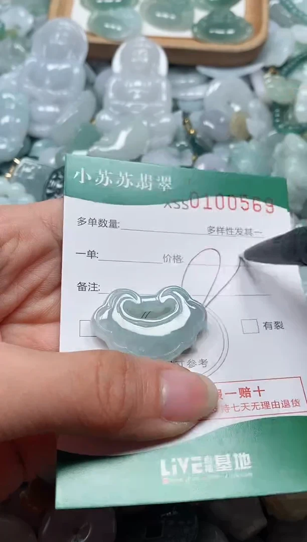 【闪购商品】翡翠颈饰未镶嵌闪购商品0100569