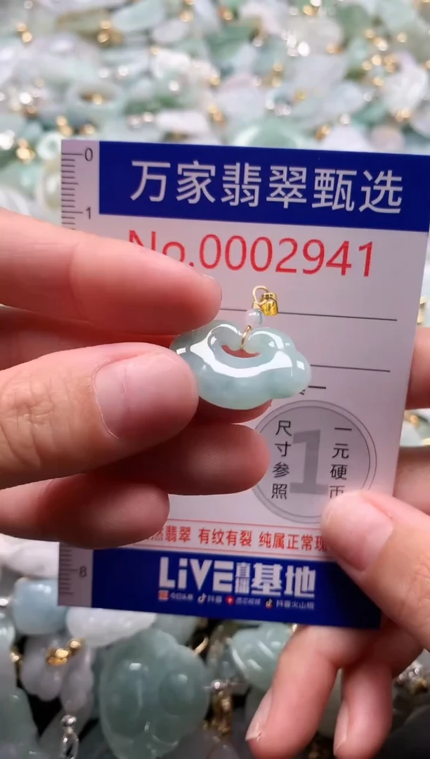 翡翠未镶嵌吊坠(不含链)2941