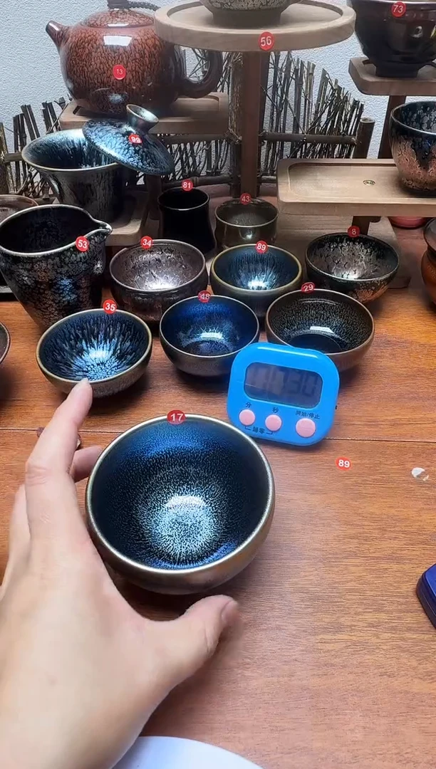 茶盏茫*17号建盏工匠茶器