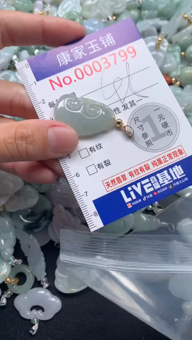 颈饰未镶嵌翡翠3799