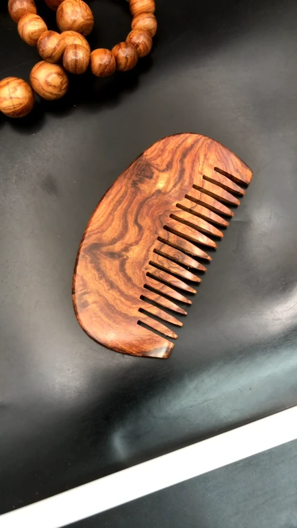 把件黄花梨/降香黄檀海黄野油梳子把件