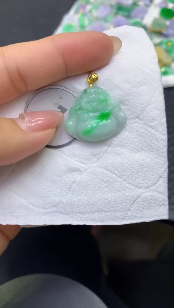 颈饰未镶嵌翡翠天然缅甸A货翡翠