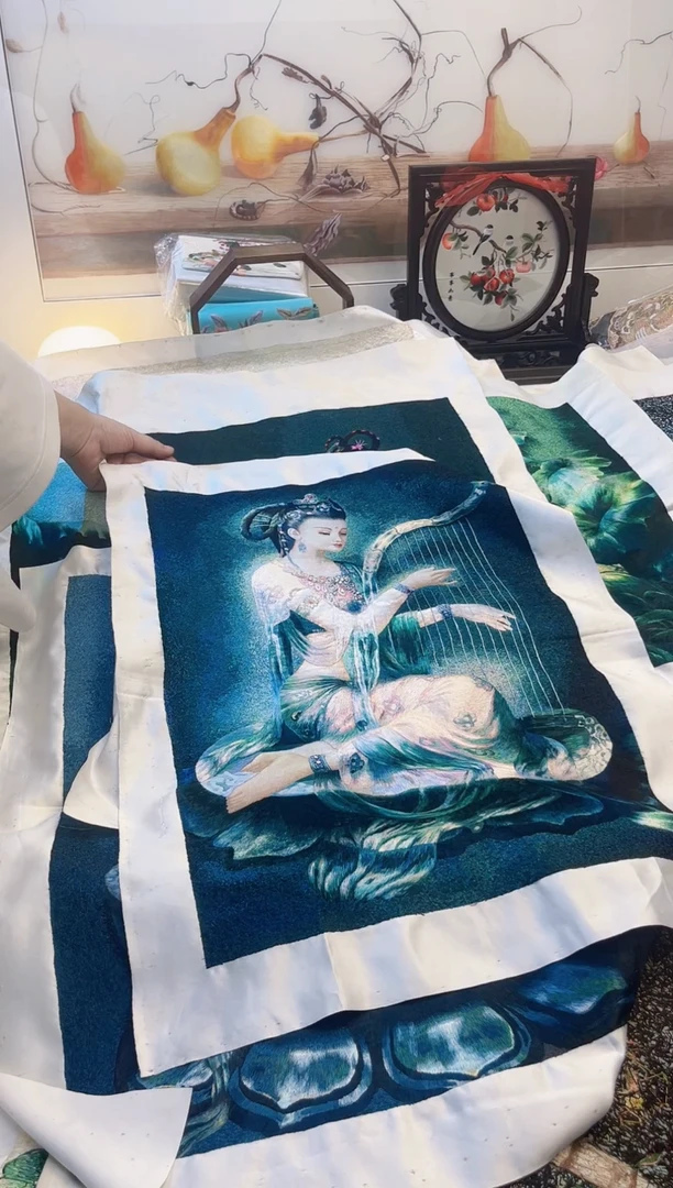 织绣清**界纯手工刺绣高货