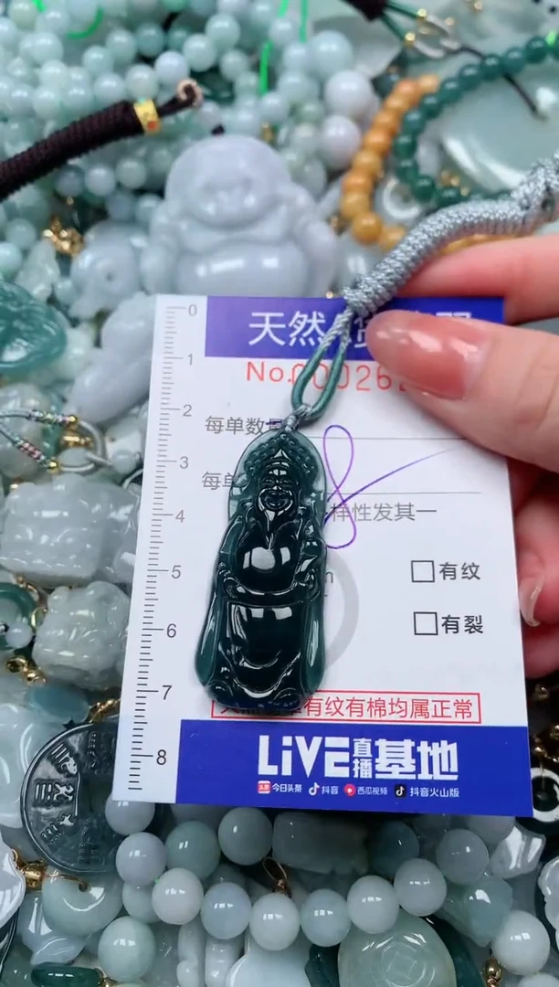 【闪购商品】翡翠颈饰未镶嵌00002625