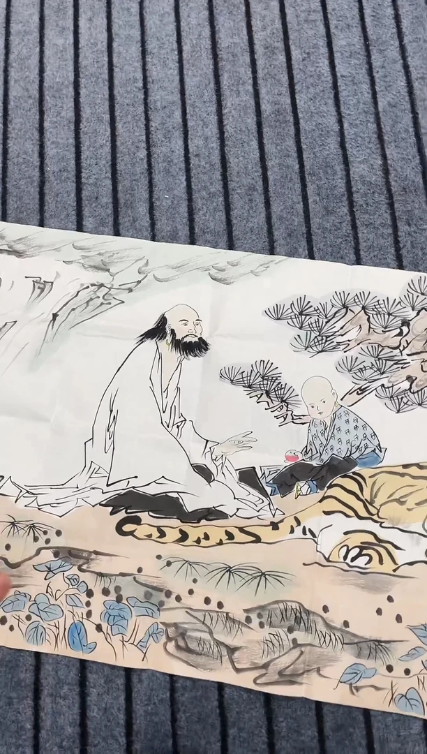 国画精品小六人物作品